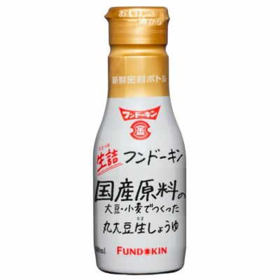 生詰食品添加物無添加丸大豆生しょうゆ 200ml密封ボトル | FUNDOKIN