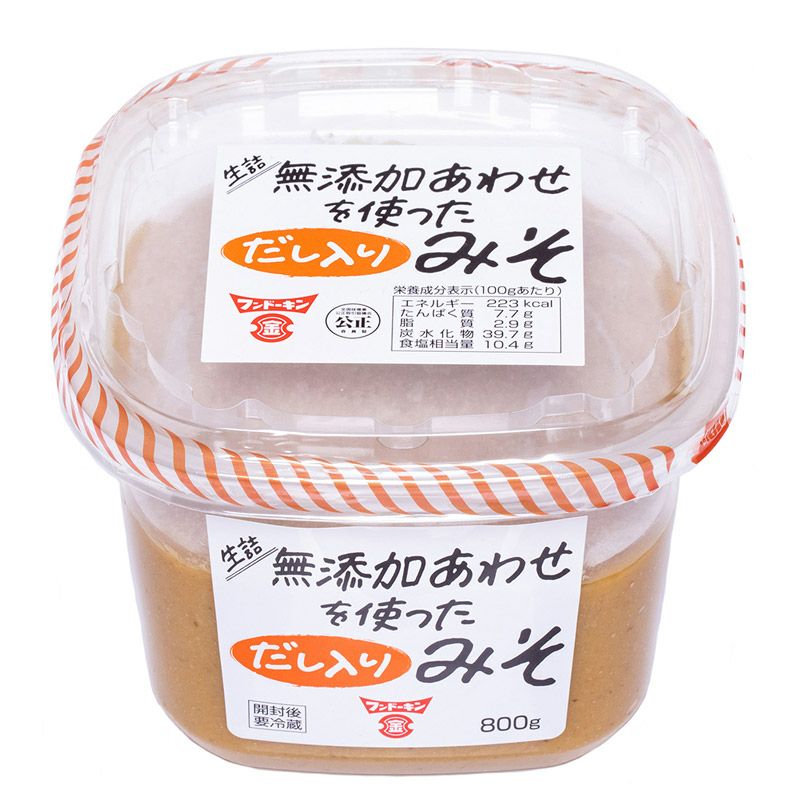 フンドーキン 生詰 無添加減塩 あわせみそ(850g)